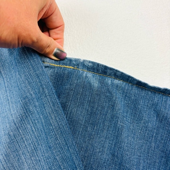 Adriano Goldschmied The Symbol Button Fly Faded Straight Leg Jeans (31/32) - Picture 13 of 16